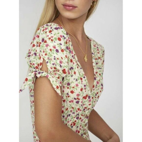 NEW FAITHFULL THE BRAND MARIANNE MINI DRESS - Picture 6 of 10